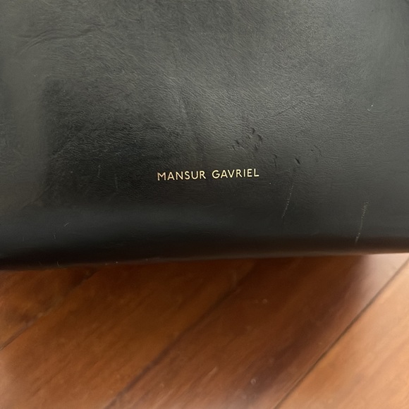 Mansur Gavriel Black Bucket Bag - Picture 5 of 10